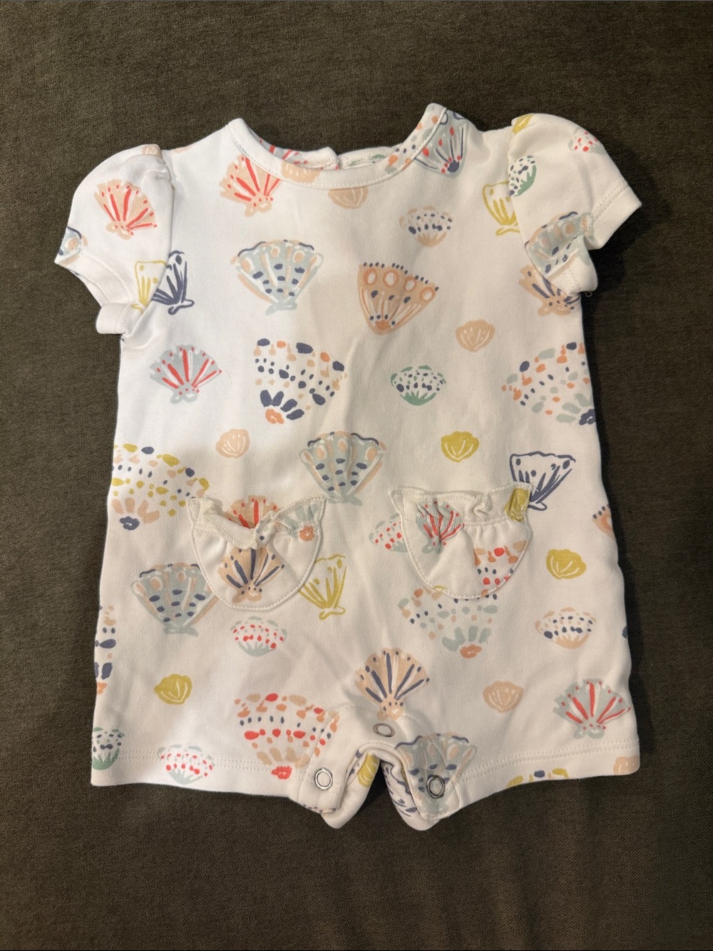 Pehr Puff Short Sleeve Romper